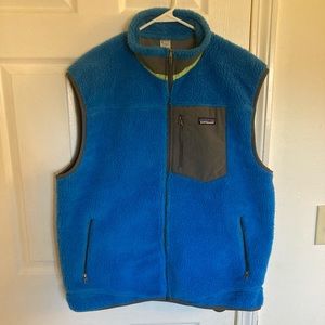 Blue Patagonia Vest Fleece